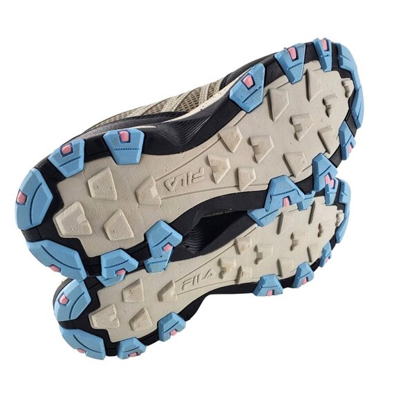 FILA 7.5 Women Sneakers Quadrix Activewear Colorful Athletic Trail Running Shoes - Picture 8 of 14